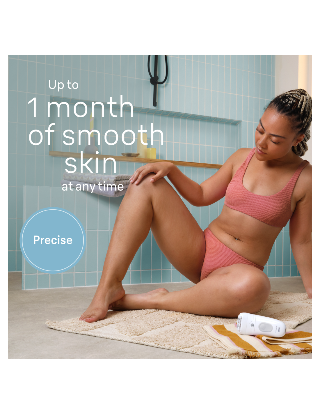 Braun | Epilator | SE5-011 Silk-épil 5 | Operating time (max) 40 min | Number of power levels 1 | Wet & Dry | White - Image 5