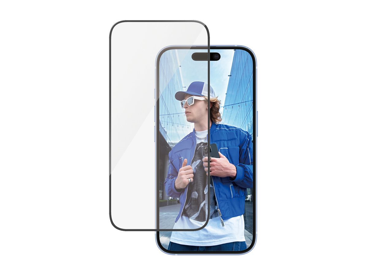 PanzerGlass Screen protector | Apple | iPhone 16/iPhone 15 | Glass | Transparent | Ultra-Wide Fit - Image 2