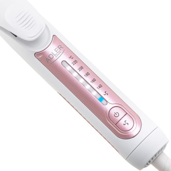 Adler Professional Airflow Styler | AD 2326 | Ceramic heating system | Temperature (min) 140 °C | Temperature (max) 220 °C | Number of heating levels 5 | White - Image 3