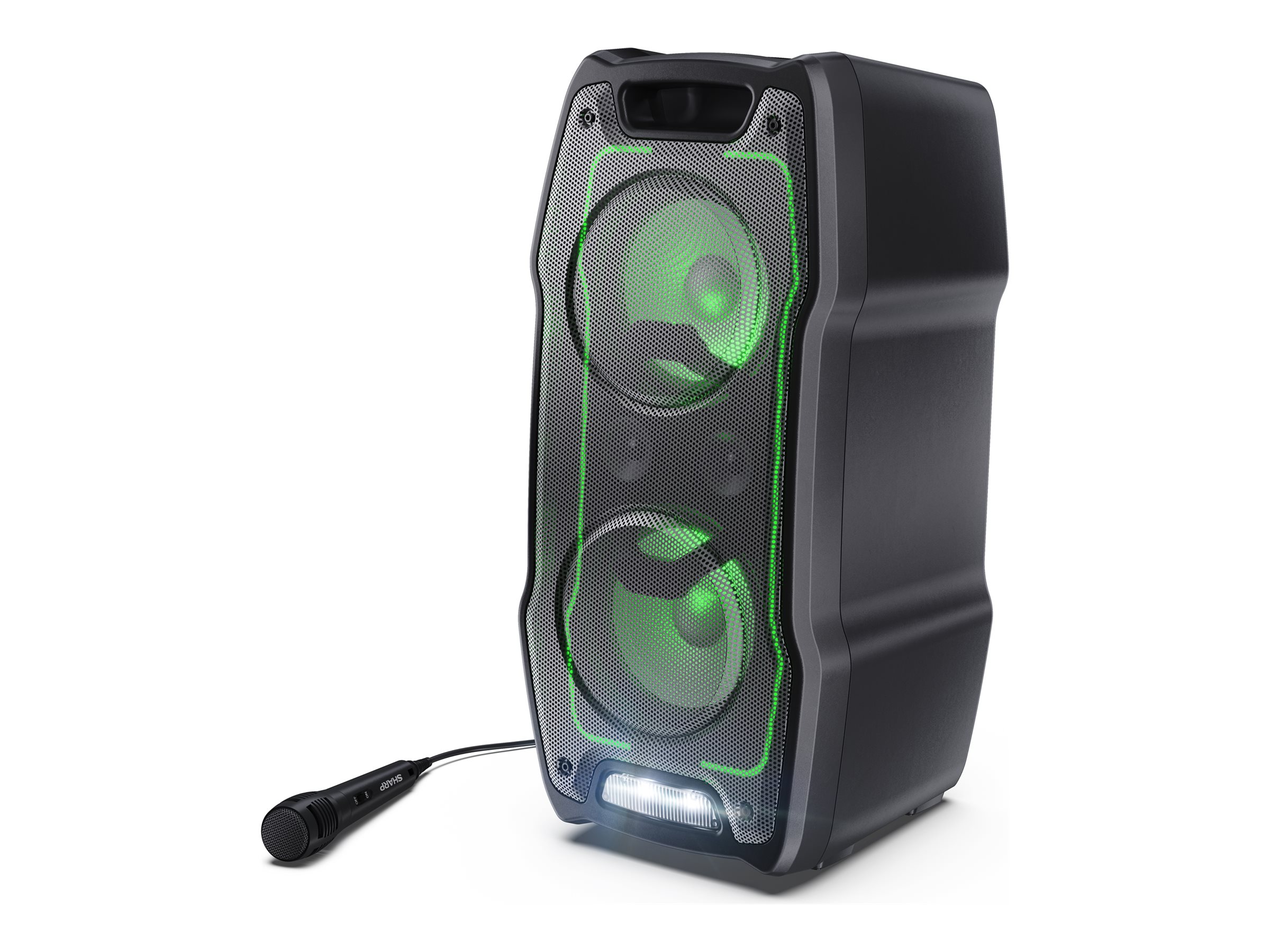 Sharp Party Speaker System with Built-in Battery | PS-931 | 180 W | Waterproof | Bluetooth | Black | Portable | Wireless connection - Image 2