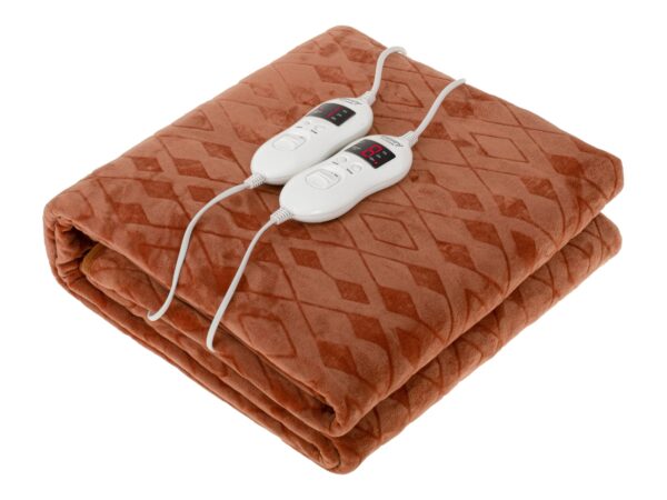 Camry | Electirc Heating Blanket with Timer | CR 7436 | Number of heating levels 8 | Number of persons 2 | Washable | Remote control | Super Soft Fleece/Polyester | 2x60 W - Image 2
