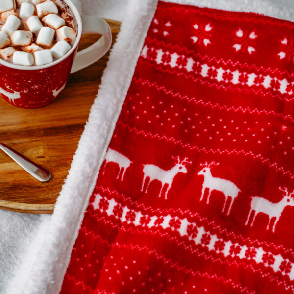 Camry | Electric Heating Throw-Blanket with Timer | CR 7441 | Number of heating levels 10 | Number of persons 1 | Remote control | 120 W | Red/White - Image 8