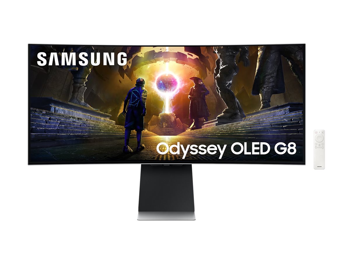 Samsung | LS34DG850SUXDU | 34 " | OLED | 21:9 | 175 Hz | 0.03 ms | 3440 x 1440 pixels | HDMI ports quantity 2 | Silver - Image 2