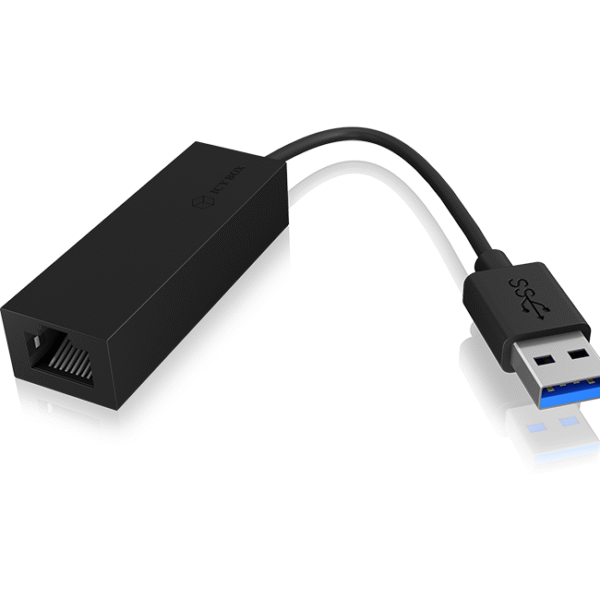 Raidsonic | USB 3.0 (A-Type) to Gigabit Ethernet Adapter | IB-AC501a