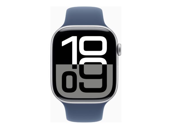 Apple Watch Series 10 | Smart watch | GPS (satellite) | Always-On Retina display | 46mm | Waterproof | Silver - Image 2