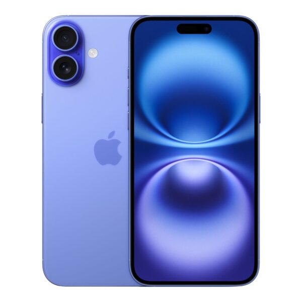 Apple iPhone 16 Plus | Ultramarine | 6.7 " | Super Retina XDR | 2796 x 1290 pixels | A18 | Internal RAM 8 GB | 128 GB | Dual SIM | 4G | 5G | Main camera resolution 48+12 MP | Secondary camera resolution 12 MP | iOS | 18