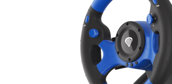 Genesis | Driving Wheel | Seaborg 350 | Blue/Black | Game racing wheel - Image 2