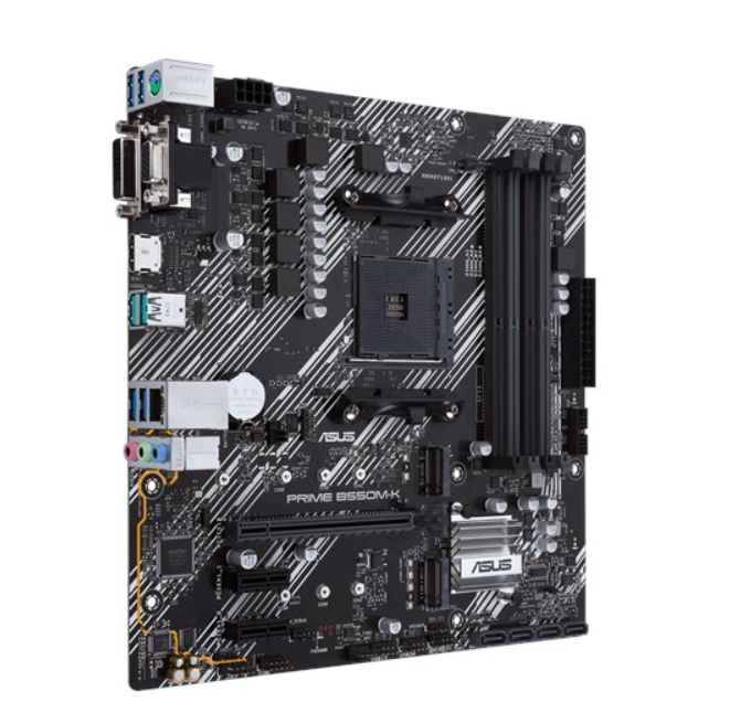 Asus | PRIME B550M-K | Processor family AMD | Processor socket AM4 | DDR4 | Memory slots 4 | Chipset AMD B | Micro ATX - Image 6