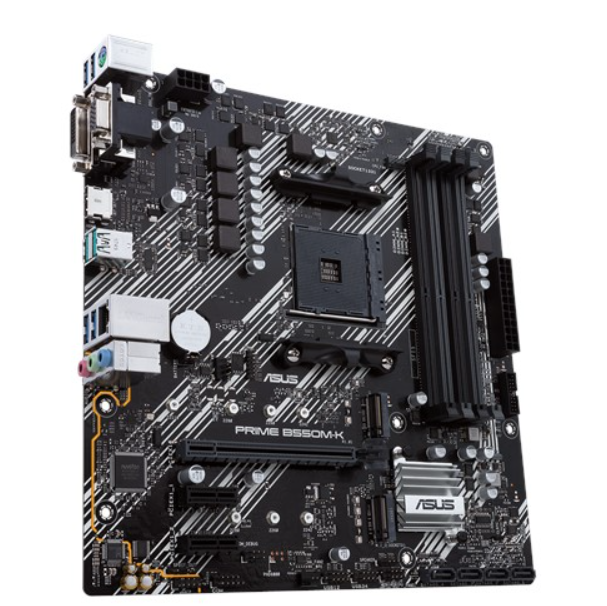 Asus | PRIME B550M-K | Processor family AMD | Processor socket AM4 | DDR4 | Memory slots 4 | Chipset AMD B | Micro ATX - Image 10
