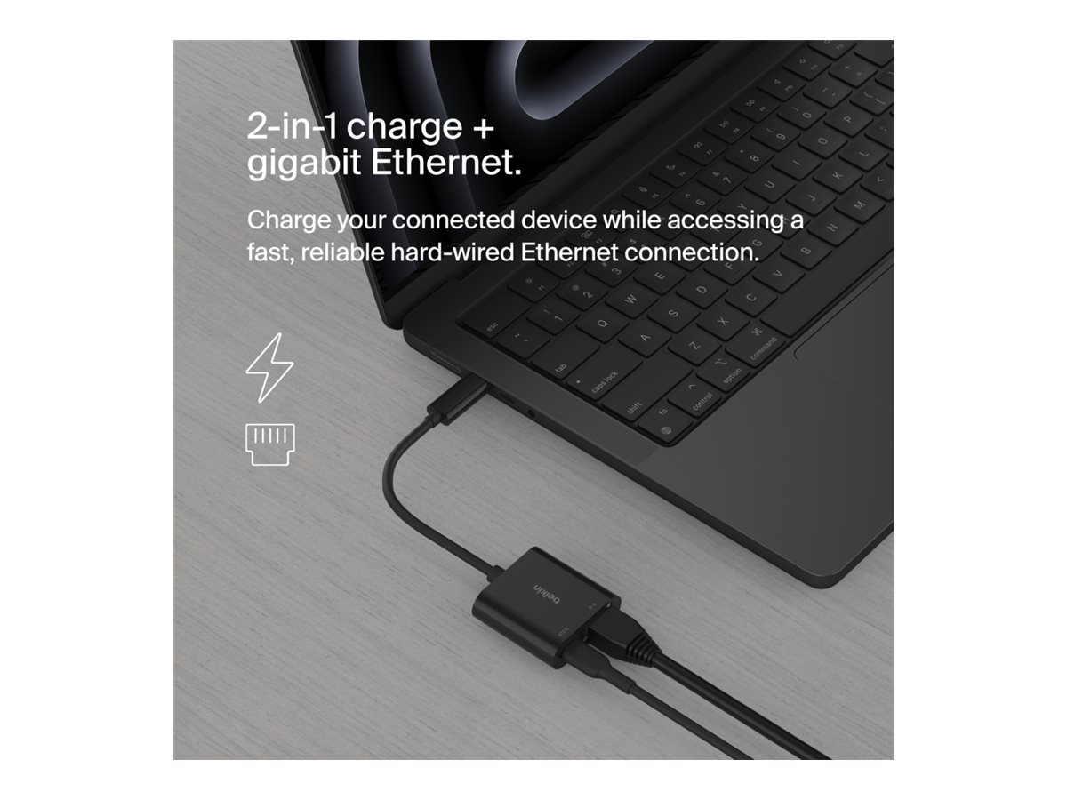 Belkin USB-C Ethernet Adapter 100W PD - Image 25