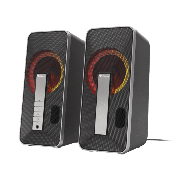 Genesis | Computer Speaker | Helium 100BT RGB | Bluetooth | Silver/Black | Gaming Speakers | Wireless connection