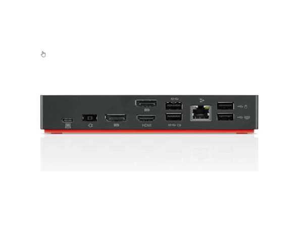 Lenovo | ThinkPad Universal USB-C Dock - EU | Docking station | Ethernet LAN (RJ-45) ports 1 | VGA (D-Sub) ports quantity 1 | DisplayPorts quantity 2 | USB 3.0 (3.1 Gen 1) Type-C ports quantity 1 | USB 3.0 (3.1 Gen 1) ports quantity 3 | USB 2.0 ports quantity 2 | HDMI ports quantity 1 | 65 W | Warranty 36 month(s) - Image 7
