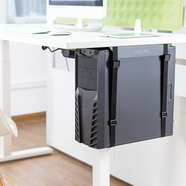 LogiLink EO0009 Adjustable Under-Desk CPU Mount, strap | Logilink - Image 5