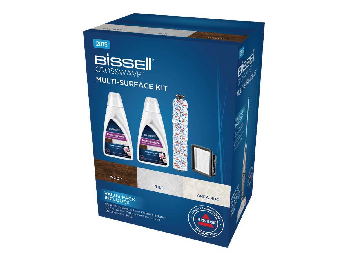 Bissell | Cleaning Pack | MultiSurface (2xDetergents+Brushroll+Filter) - Image 2