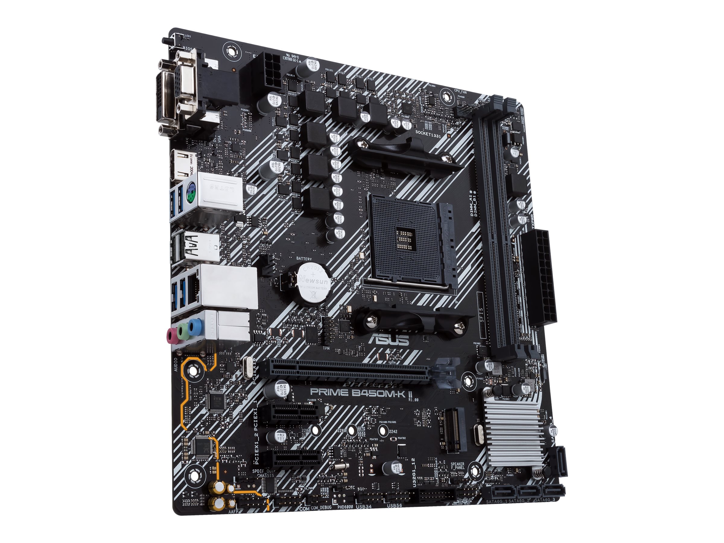 Asus | PRIME B450M-K II | Processor family AMD | Processor socket AM4 | DDR4 | Memory slots 2 | Chipset AMD B | Micro ATX - Image 6