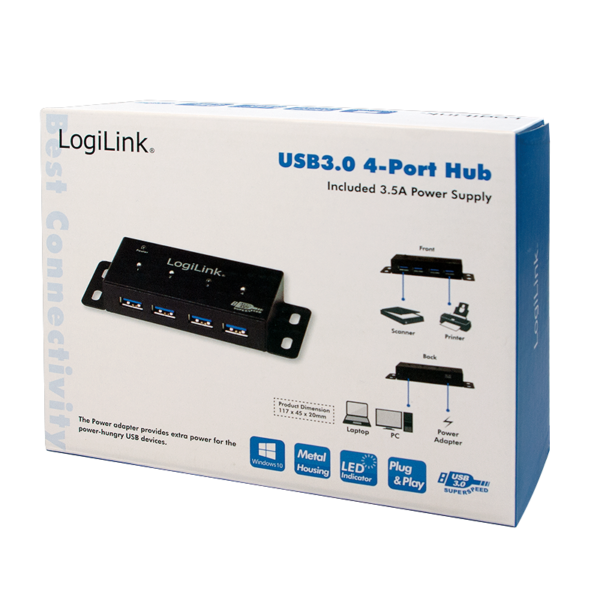 Logilink | USB 3.0 Hub | UA0149 - Image 5