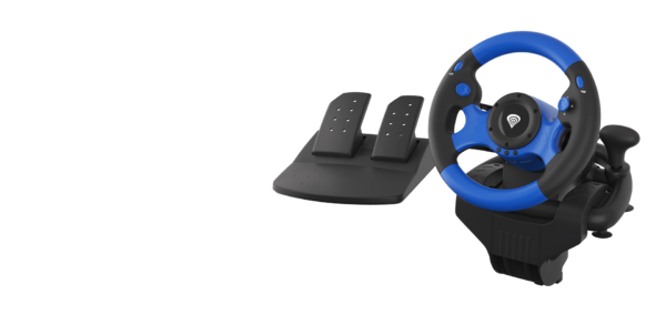 Genesis | Driving Wheel | Seaborg 350 | Blue/Black | Game racing wheel