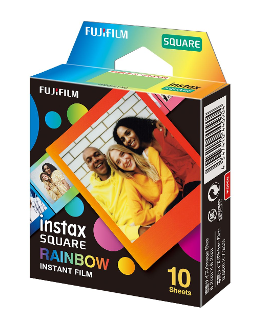 Fujifilm | Instax Square Rainbow (10) Instant Film | 72 x 86 mm | 2.4 x 2.4" Image Area; 3.4 x 2.8" Print Size | Quantity 10 - Image 3