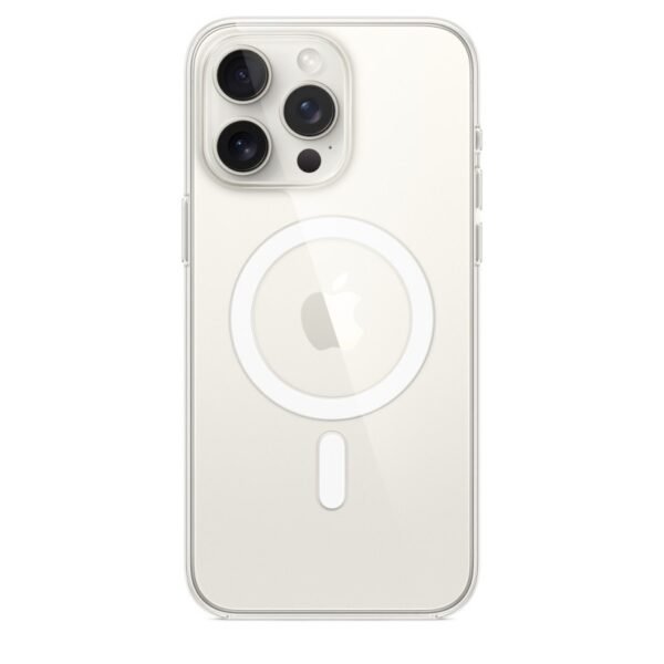 Apple | Case with MagSafe | Apple | iPhone 15 Pro Max | Polycarbonate | Clear - Image 2