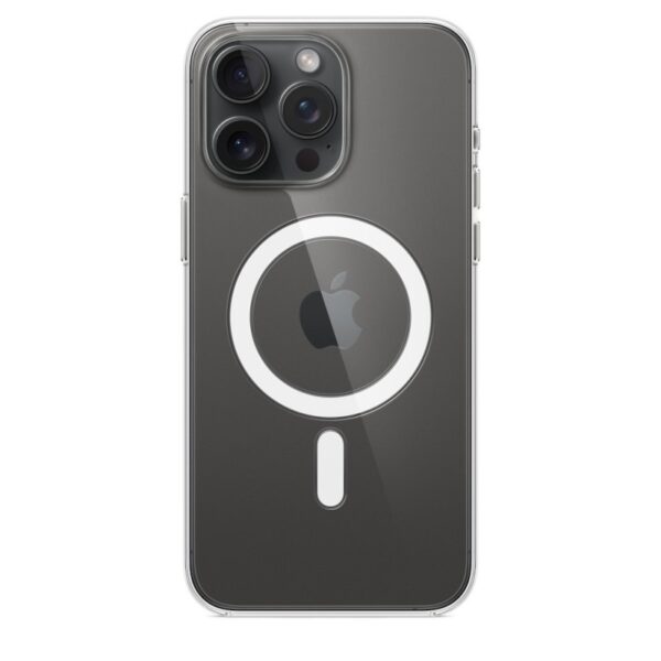 Apple | Case with MagSafe | Apple | iPhone 15 Pro Max | Polycarbonate | Clear - Image 3