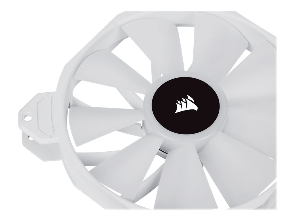 Corsair | 140mm White PWM Fan, Dual Fan Kit with Lighting Node CORE | iCUE SP140 RGB ELITE Performance | Case Fan - Image 9