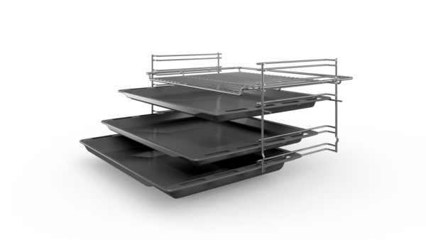 Bosch | Cooker | HKR39A250U | Hob type Vitroceramic | Oven type Electric | Stainless steel | Width 60 cm | Electronic ignition | Grilling | LED | Depth 60 cm | 66 L - Image 8