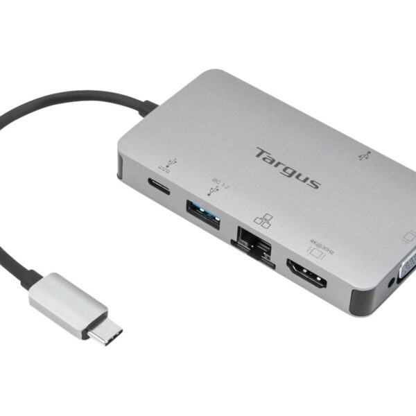 Targus USB-C DP Alt Mode Single Video 4K HDMI/VGA Docking Station with 100W PD Pass-Thru | Targus