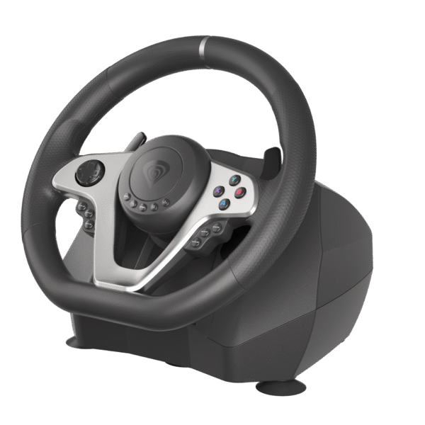 Genesis | Driving Wheel | Seaborg 400 | Silver/Black | Game racing wheel