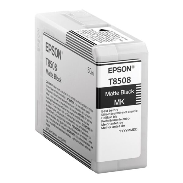Epson T85080N ink, Matte Black | Epson T85080N | Ink cartridge | Matte black