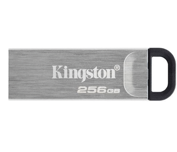 Kingston | USB Flash Drive | DataTraveler Kyson | 256 GB | Type-A USB 3.2 Gen 1 | Silver