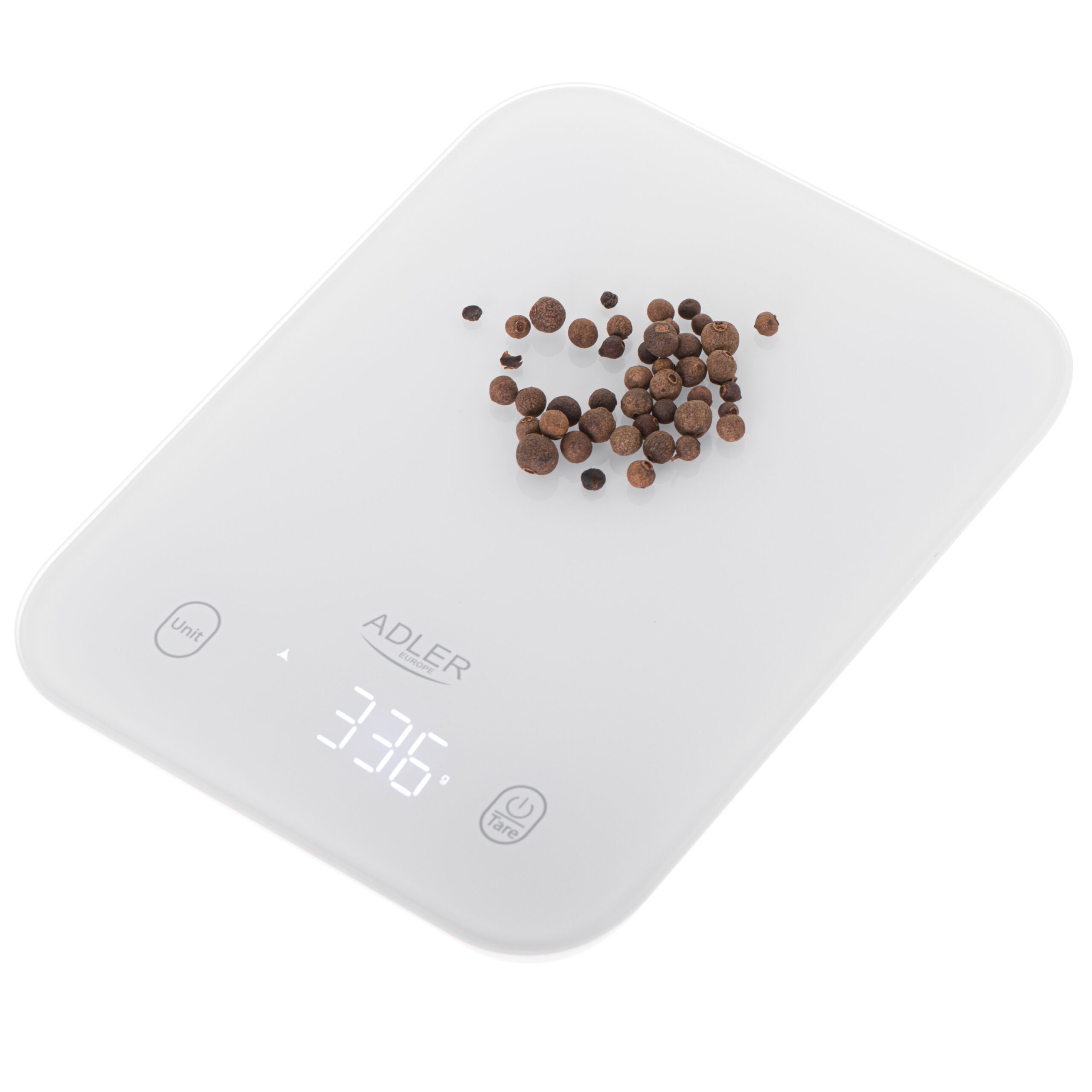 Adler Kitchen Scale | AD 3181w | Graduation 1 g | Display type LED | White - Image 4