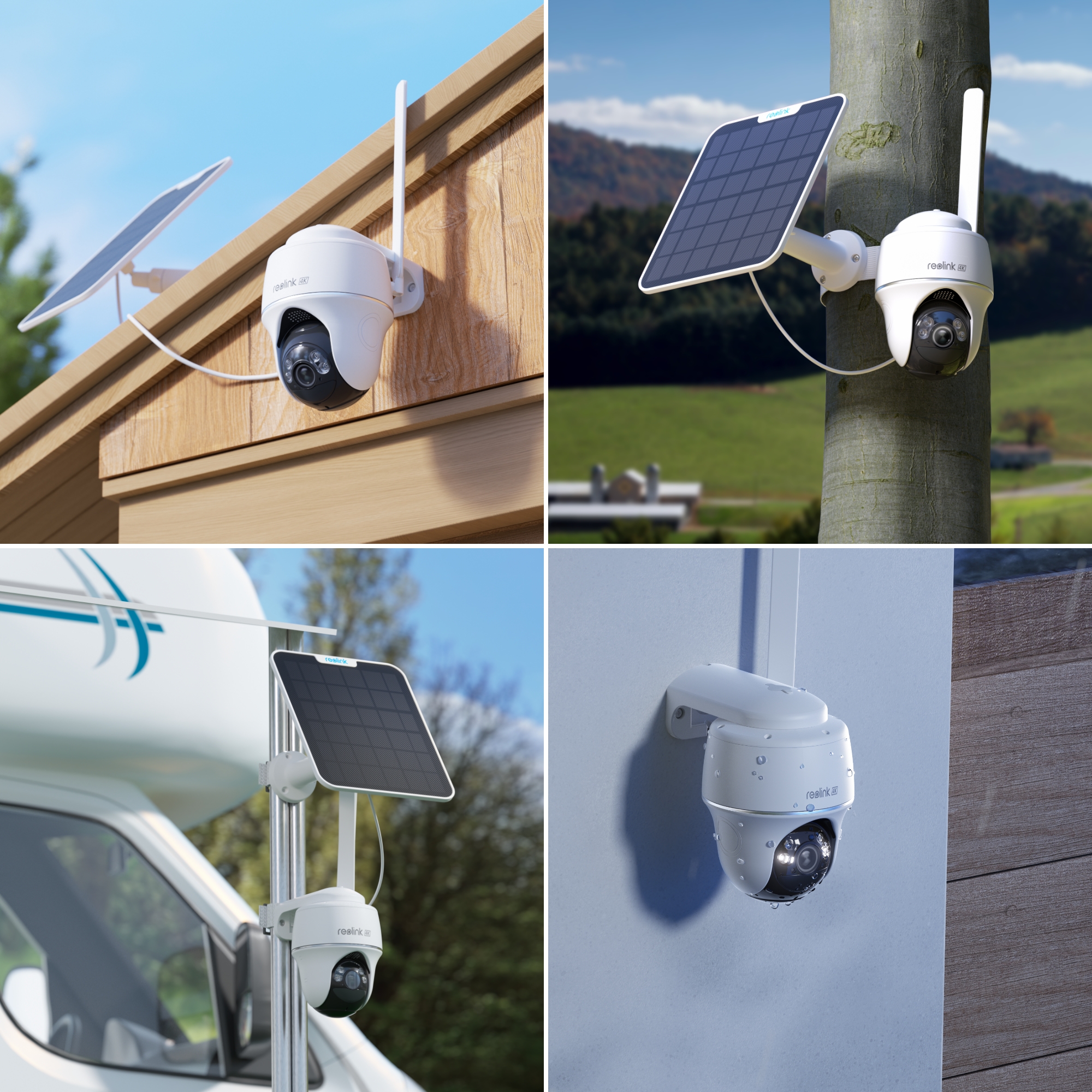 Reolink | 4K 4G LTE Wire Free Camera | Go Series G440 | Dome | 8 MP | Fixed | IP64 | H.265 | MicroSD (Max. 128GB) - Image 4