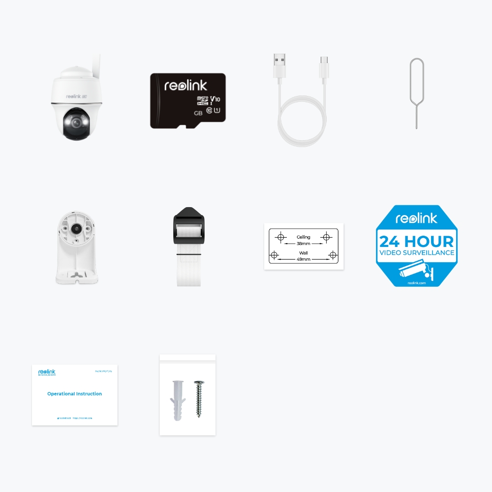 Reolink | 4K 4G LTE Wire Free Camera | Go Series G440 | Dome | 8 MP | Fixed | IP64 | H.265 | MicroSD (Max. 128GB) - Image 5