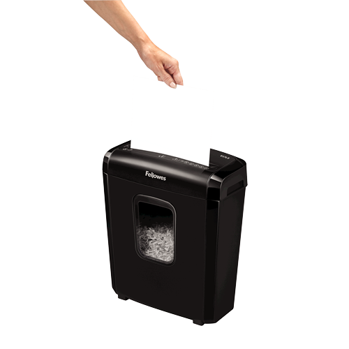 Powershred | 6M | Black | 13 L | Credit cards shredding | Paper handling standard/output 6 sheets per pass | Mini-Cut Shredder | Warranty 24 month(s) - Image 6