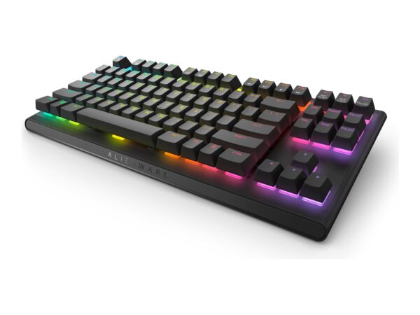 Dell Alienware Tenkeyless AW420K | Gaming Keyboard | Wired | EN | Dark Side of the Moon | CHERRY MX Red - Image 2