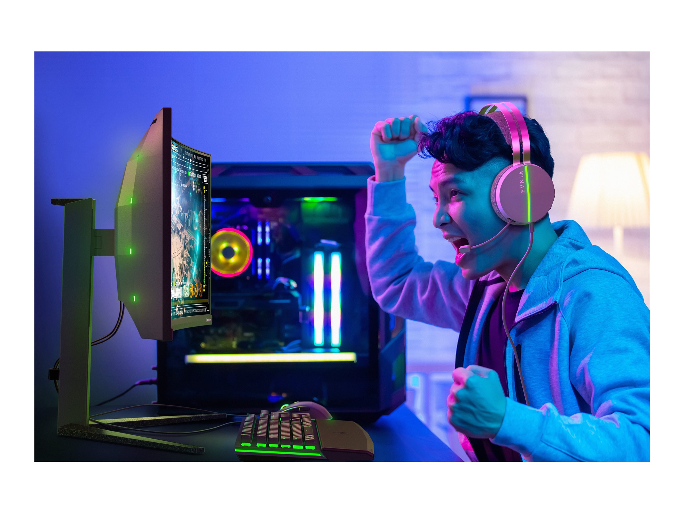 Philips | 34M2C6500/00 Evnia 6000 | 34 " | LED | WQHD | 21:9 | 175 Hz | 0.03 ms | 3440 x 1440 pixels | HDMI ports quantity 2 - Image 45