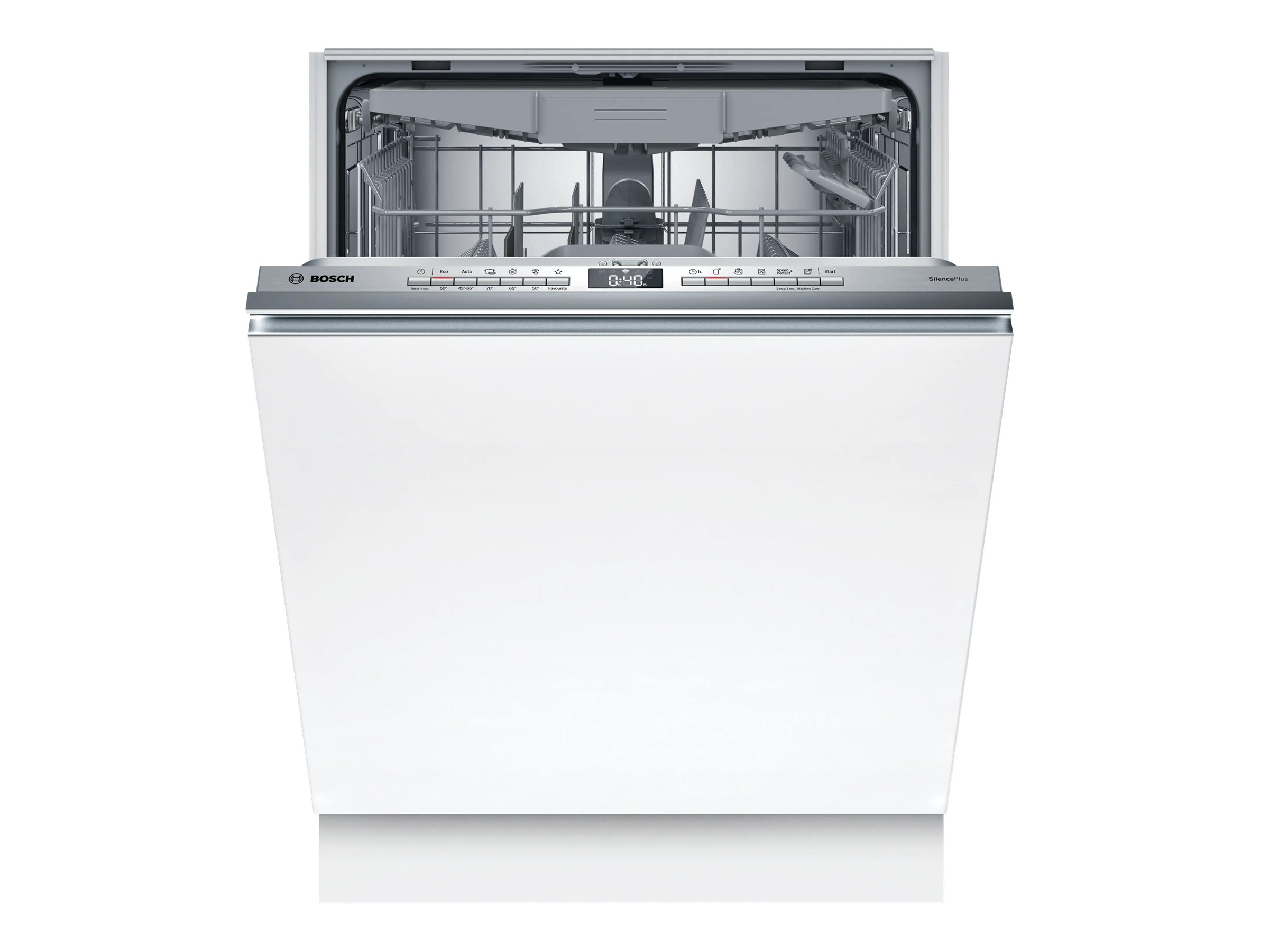 Dishwasher | SMV4EMX71S | Built-in | Width 60 cm | Number of place settings 14 | Number of programs 6 | Energy efficiency class B | Display | AquaStop function | White