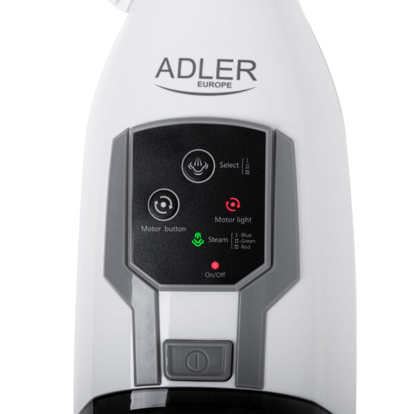 Adler Rotary Steam Mop | AD 7052 | Corded operating | Washing function | Power 1300 W | White - Image 4