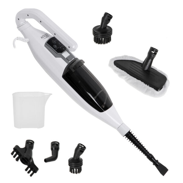 Adler Rotary Steam Mop | AD 7052 | Corded operating | Washing function | Power 1300 W | White - Image 5