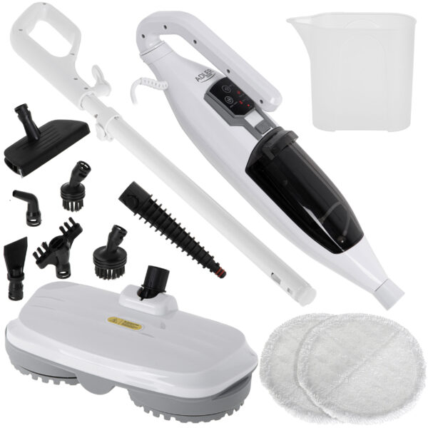 Adler Rotary Steam Mop | AD 7052 | Corded operating | Washing function | Power 1300 W | White - Image 6