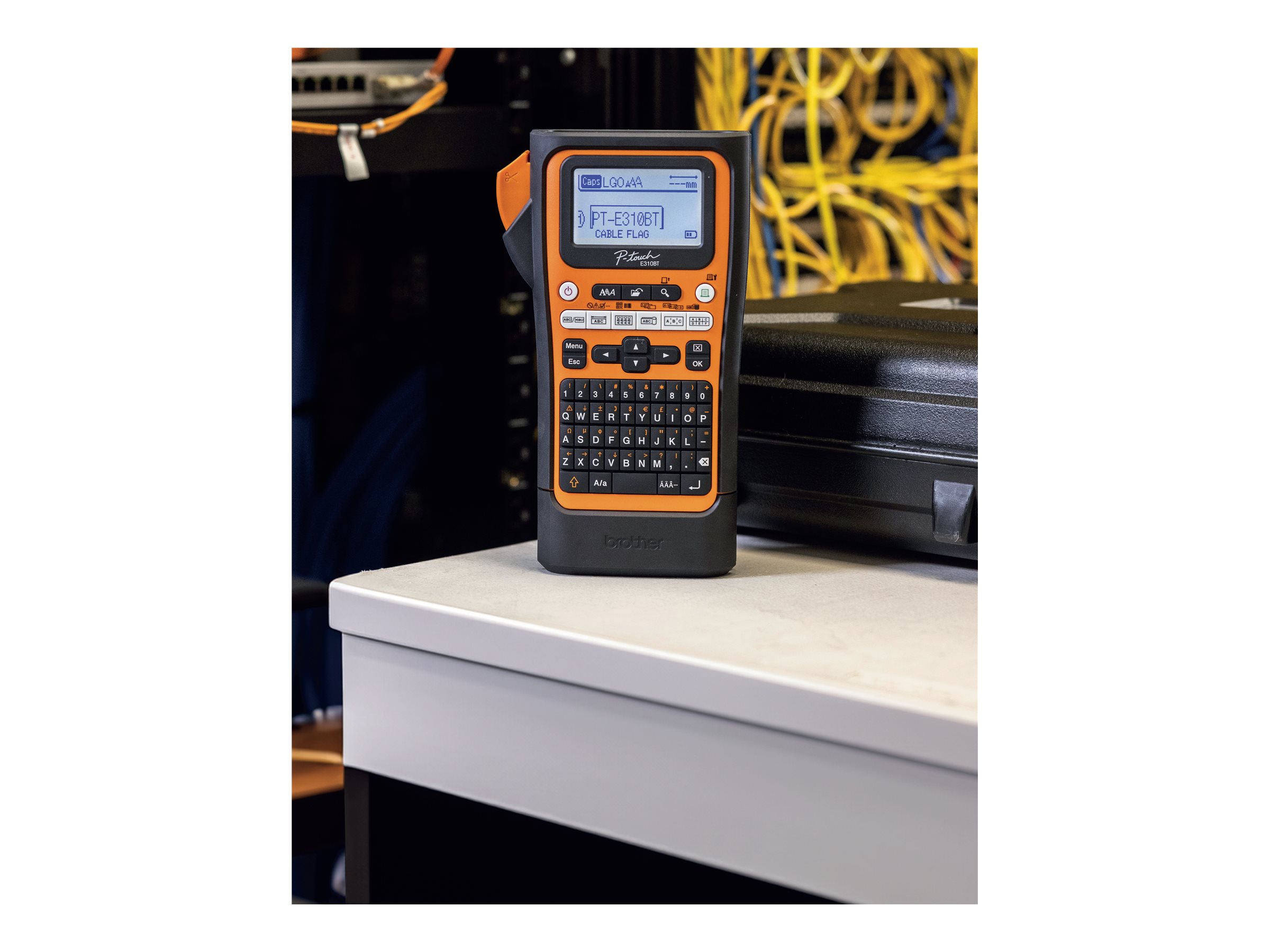 Brother PT-E310BTVP Pro | Thermal | Label Printer | Orange/Black - Image 17