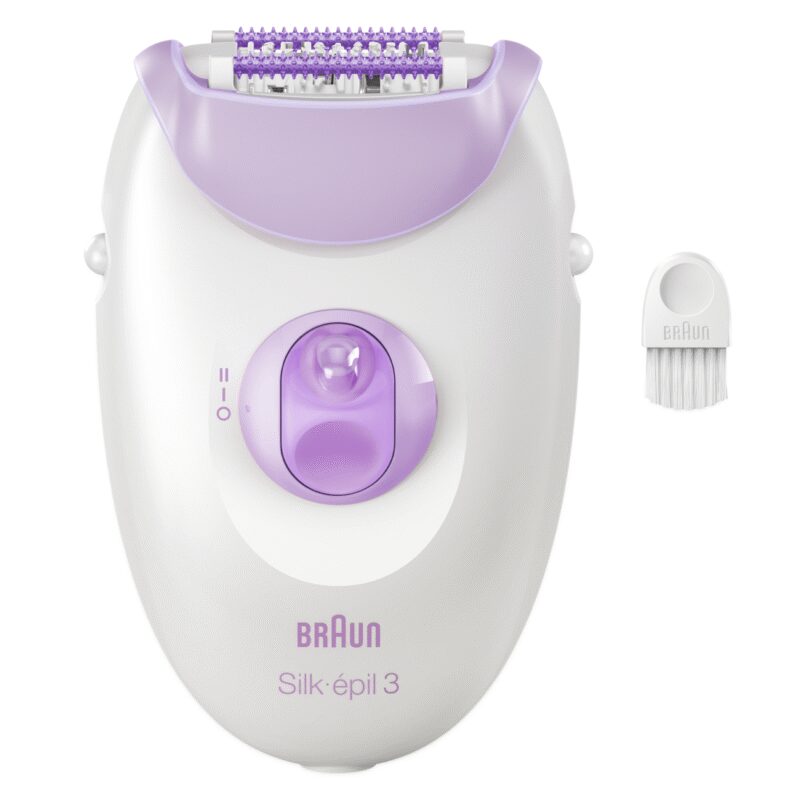 Braun Epilator | SE3-000 Silk épil 3 | Number of power levels 2 | White/Purple