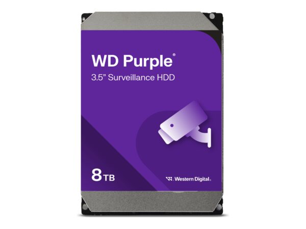 Western Digital Surveillance Hard Drive | Purple Surveillance WD85PURZ | 5640 RPM | 8000 GB - Image 2