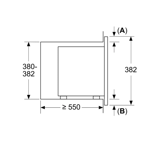 Bosch | Microwave Oven | BFL623MS3 | Built-in | 20 L | 800 W | Stainless steel - Image 6