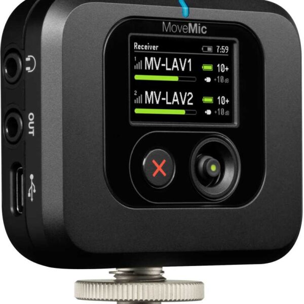 Shure Wireless Receiver For MoveMic | MV-R-Z6