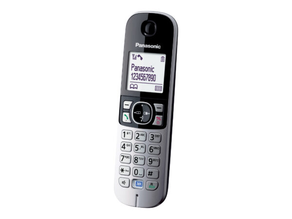 Panasonic Cordless phone | KX-TG6811PDB | Built-in display | Black - Image 2