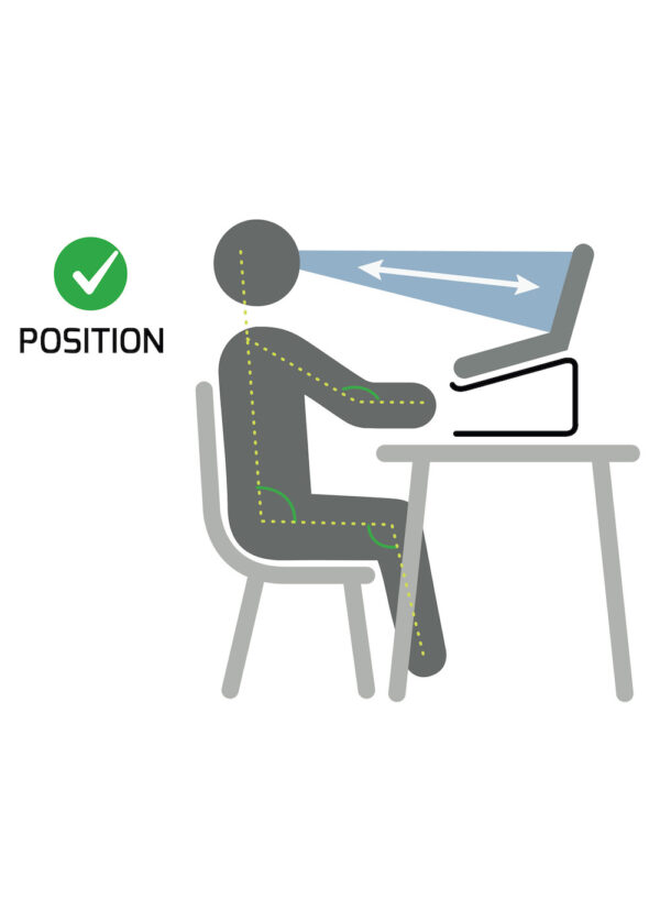 PORT DESIGNS | 901103 | Ergonomic Notebook stand | Notebook Stand | Black | 10-15.6 " - Image 11