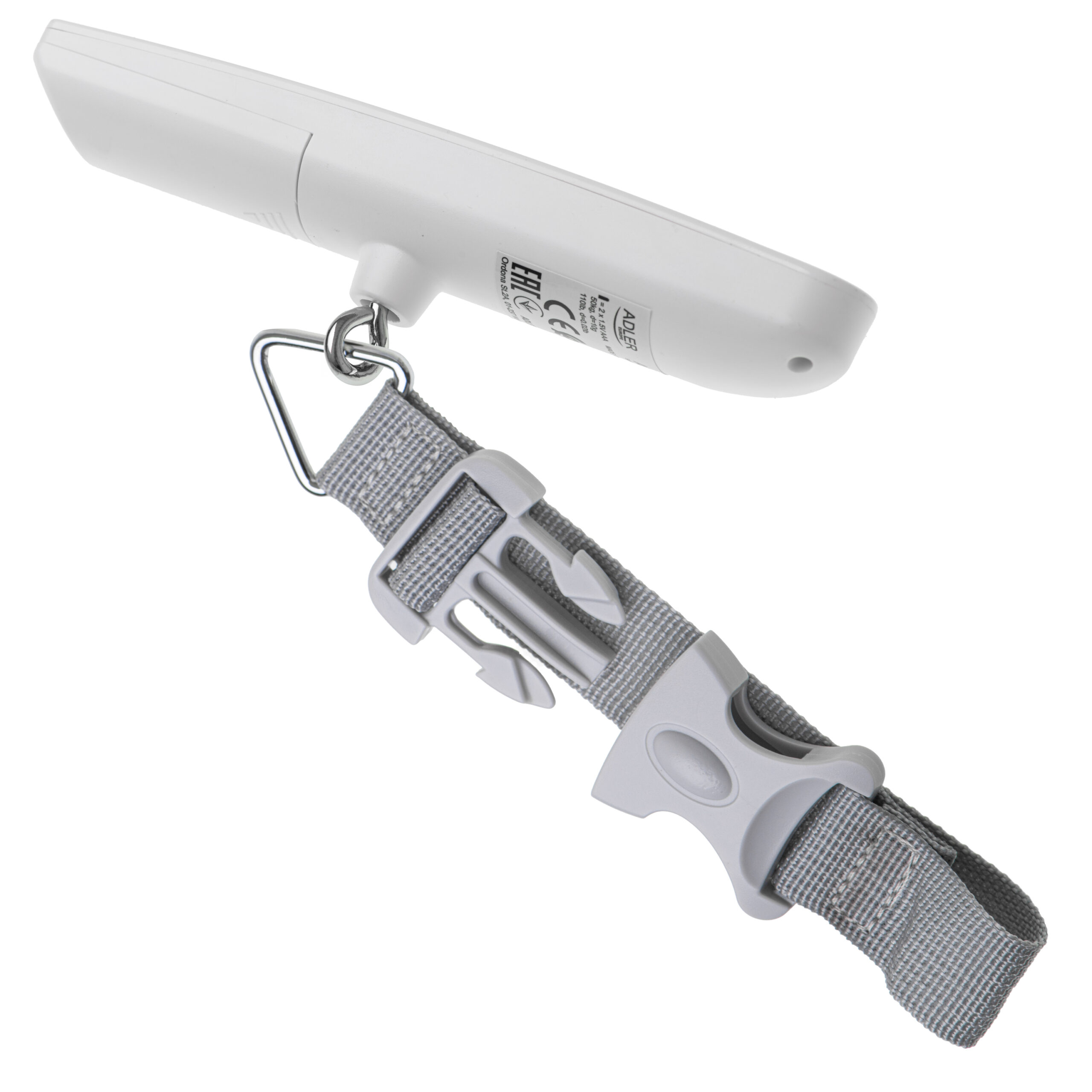 Adler | Travel Luggage Scale | AD 8191 | Maximum weight (capacity) 50 kg | Accuracy 10 g | Grey - Image 3