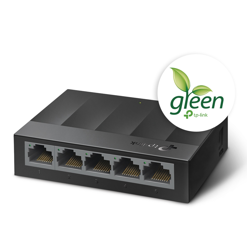 TP-LINK | 5-Port Desktop Switch | LS1005G | Unmanaged | Desktop | Power supply type External - Image 3