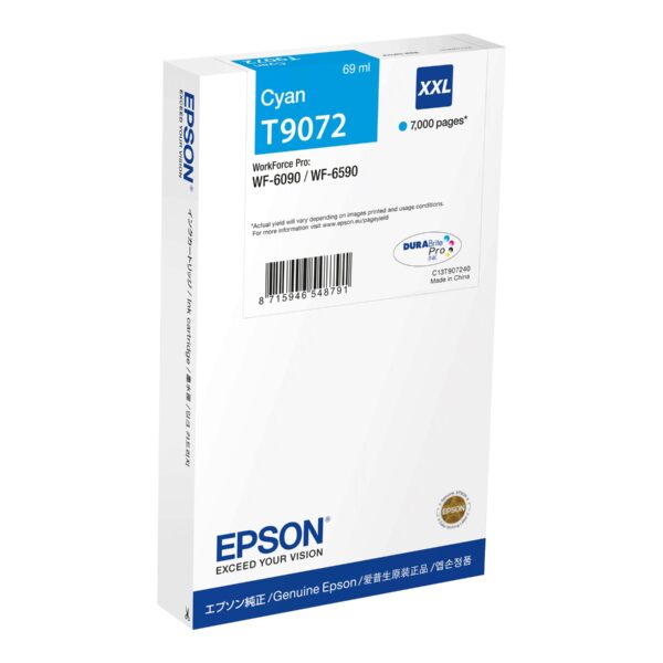 Epson WF-6XXX | Ink Cartridge | Cyan